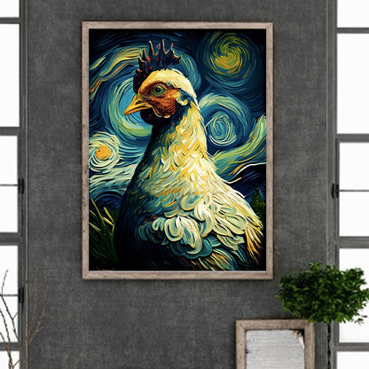 Star Chicken 30*40Ccm(canvas) full round drill diamond painting