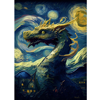 Star Dragon 30*40Ccm(canvas) full round drill diamond painting