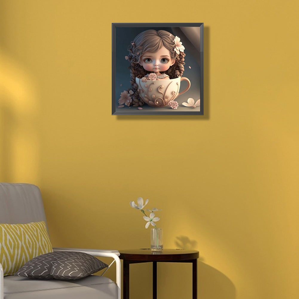 Big Eyes Baby 30*30Ccm(canvas) full round drill diamond painting