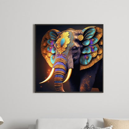 Butterfly Elephant 30*30Ccm(canvas) full round drill diamond painting