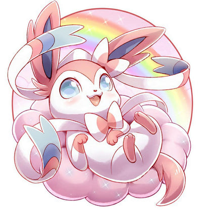 Pok¨¦mon Eevee - Full Square Drill Diamond Painting 40*40CM