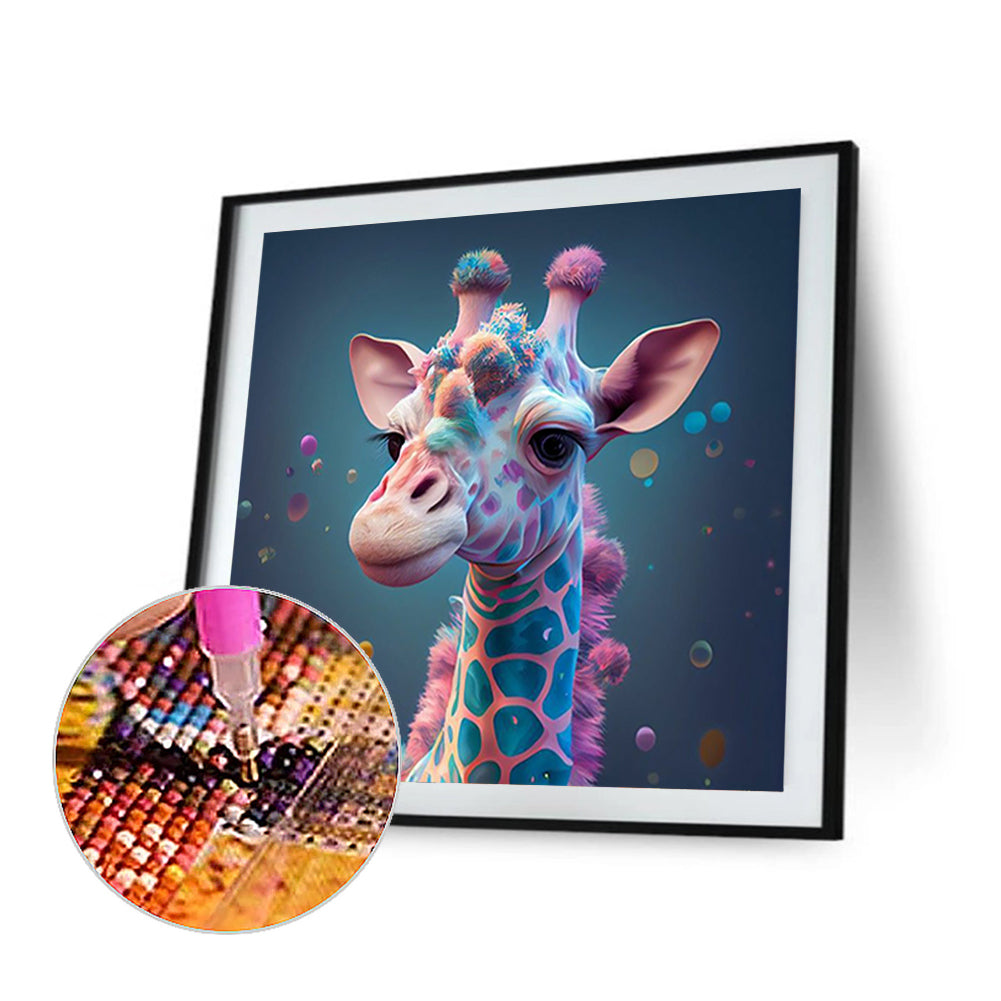 Giraffe 30*30Ccm(canvas) full round drill diamond painting