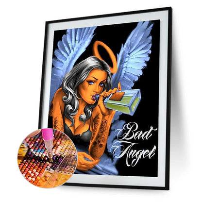 Bad Angel 30*40Ccm(canvas) full round drill diamond painting