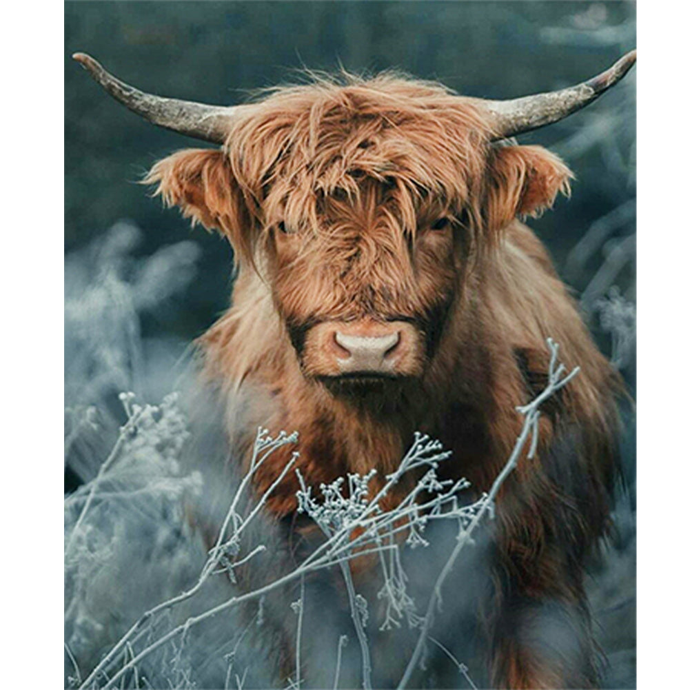 Grass Bull - Full Square Drill Diamond Painting 50*60CM