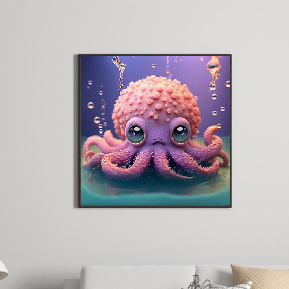 Domineering Little Octopus 30*30Ccm(canvas) full round drill diamond painting