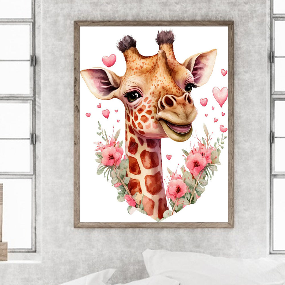 Giraffe 30*40Ccm(canvas) full round drill diamond painting