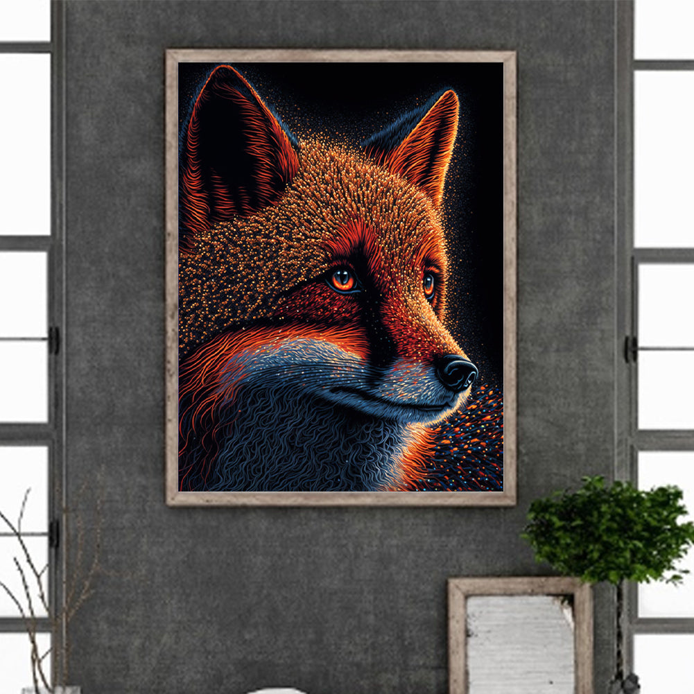 Highlight Fox 30*40Ccm(canvas) full round drill diamond painting