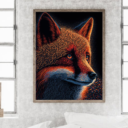 Highlight Fox 30*40Ccm(canvas) full round drill diamond painting