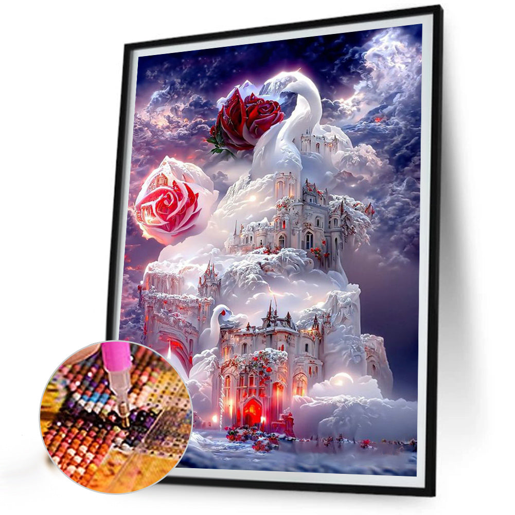 Rose Romantic Sanctuary 30*40Ccm(canvas) full round drill diamond painting