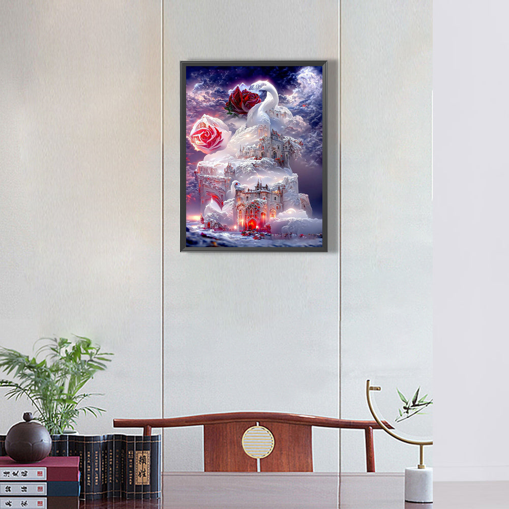Rose Romantic Sanctuary 30*40Ccm(canvas) full round drill diamond painting
