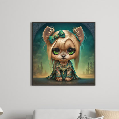 Cute Puppy - Full Round Drill Diamond Painting 30*30CM