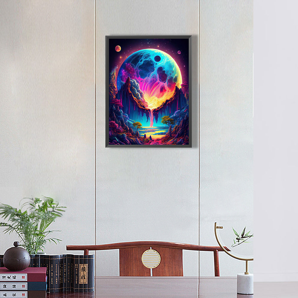 Colorful Clouds - Full Round Drill Diamond Painting 30*40CM