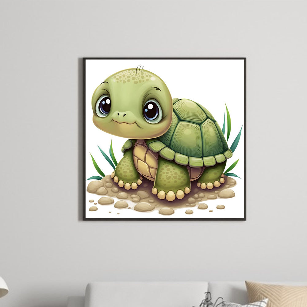 Turtle 30*30Ccm(canvas) full round drill diamond painting