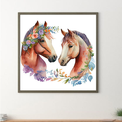 Horse 30*30Ccm(canvas) full round drill diamond painting