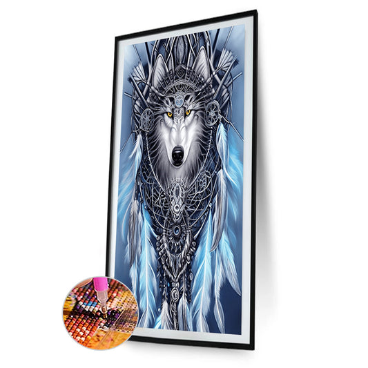 Wolf - Full Square Drill Diamond Painting 40*70CM