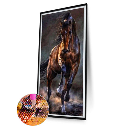 Running Horse - Full Round Drill Diamond Painting 40*80CM