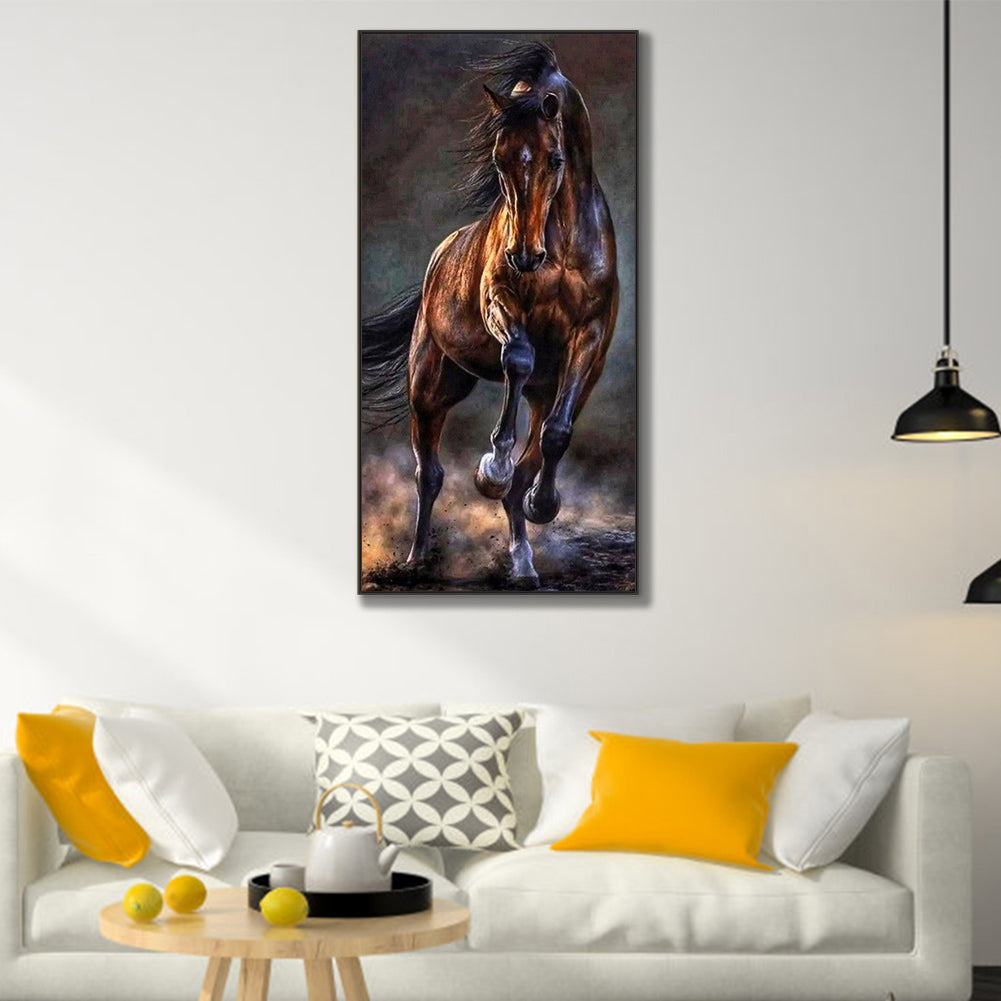 Running Horse - Full Round Drill Diamond Painting 40*80CM