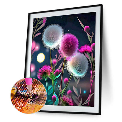 Dandelion - Full Round Drill Diamond Painting 30*40CM