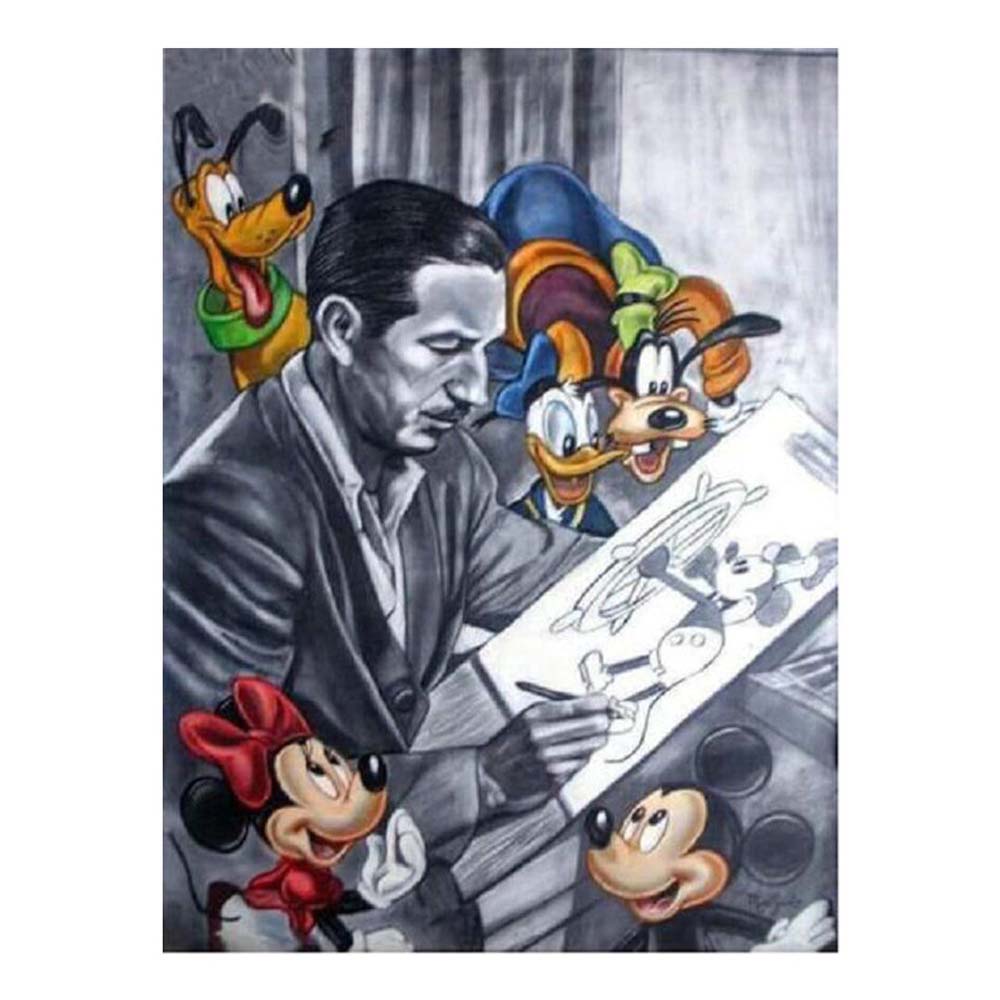 Walt Disney Creation - Full Round Drill Diamond Painting 50*60CM