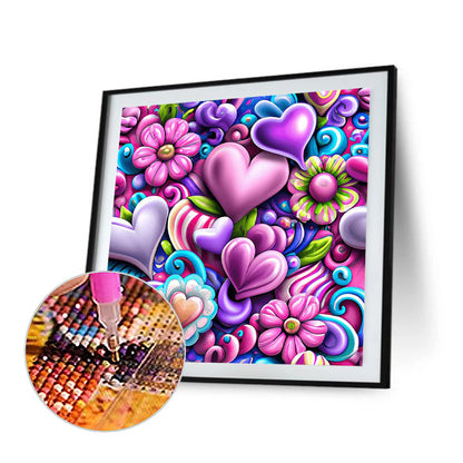 Full Of Love - Full Square Drill Diamond Painting 50*50CM