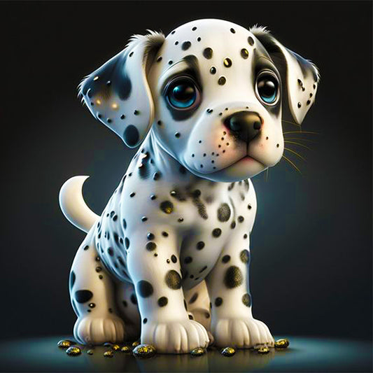 Dalmatians - Full Round Drill Diamond Painting 30*30CM