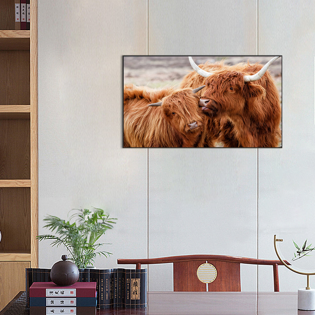 Highland Yak - Full Square Drill Diamond Painting 70*45CM
