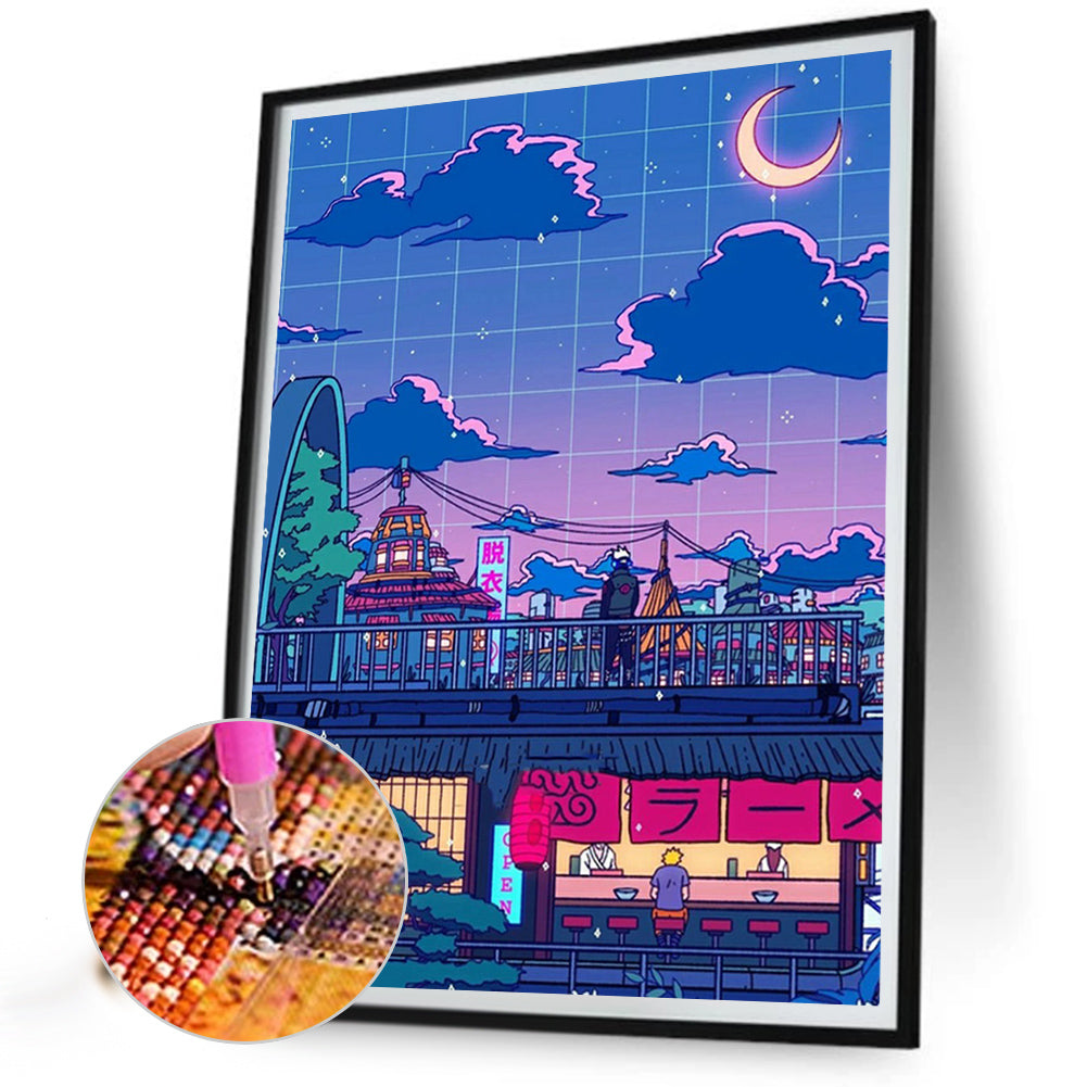 Spring Landscape - Full Round Drill Diamond Painting 30*40CM