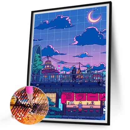 Spring Landscape - Full Round Drill Diamond Painting 30*40CM