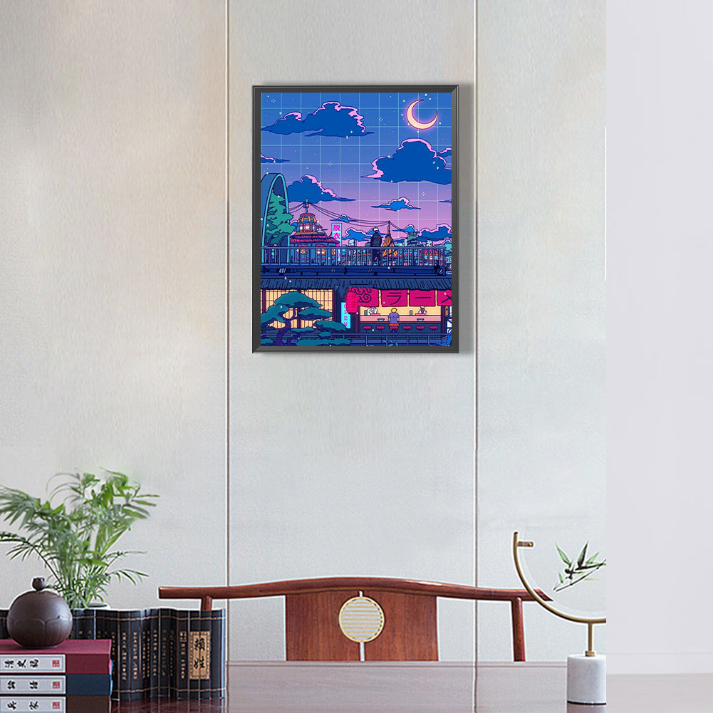 Spring Landscape - Full Round Drill Diamond Painting 30*40CM