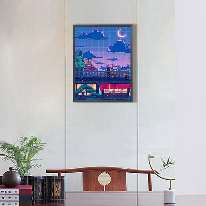 Spring Landscape - Full Round Drill Diamond Painting 30*40CM