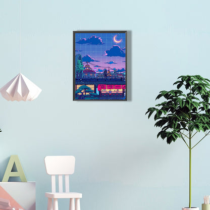 Spring Landscape - Full Round Drill Diamond Painting 30*40CM