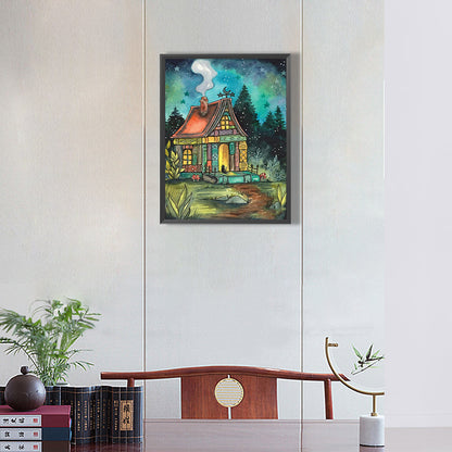 Spring Landscape - Full Round Drill Diamond Painting 30*40CM