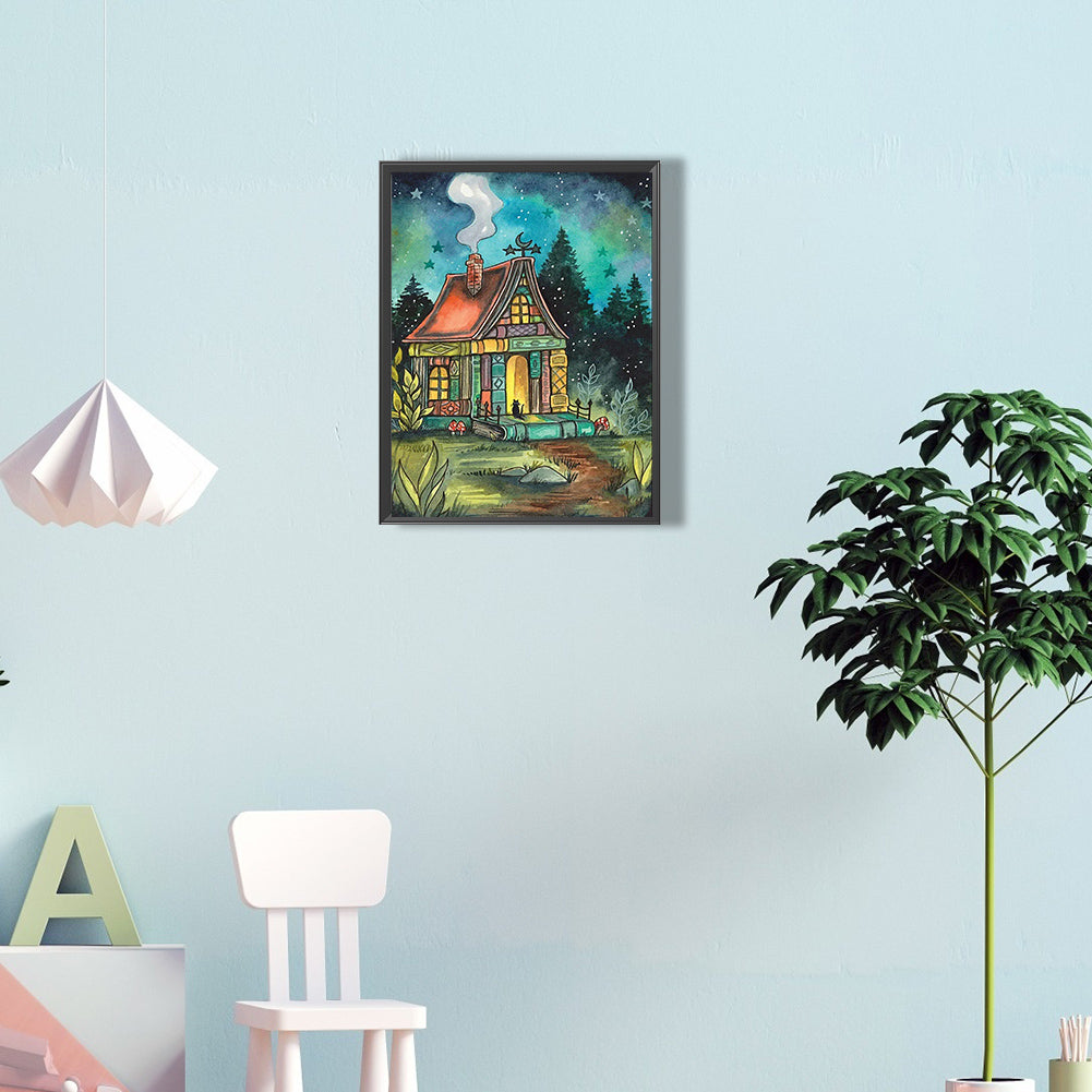 Spring Landscape - Full Round Drill Diamond Painting 30*40CM