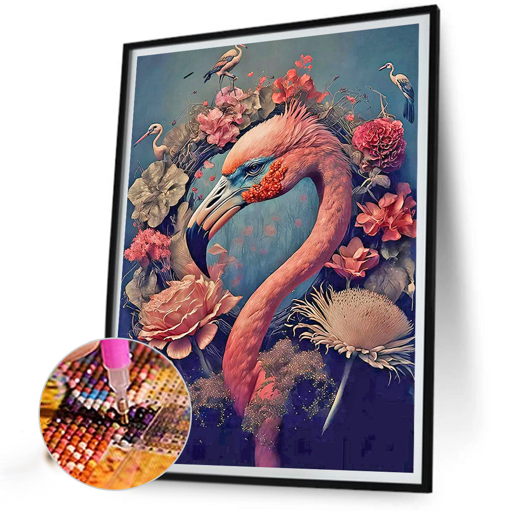 Flamingo - Full Round Drill Diamond Painting 30*40CM