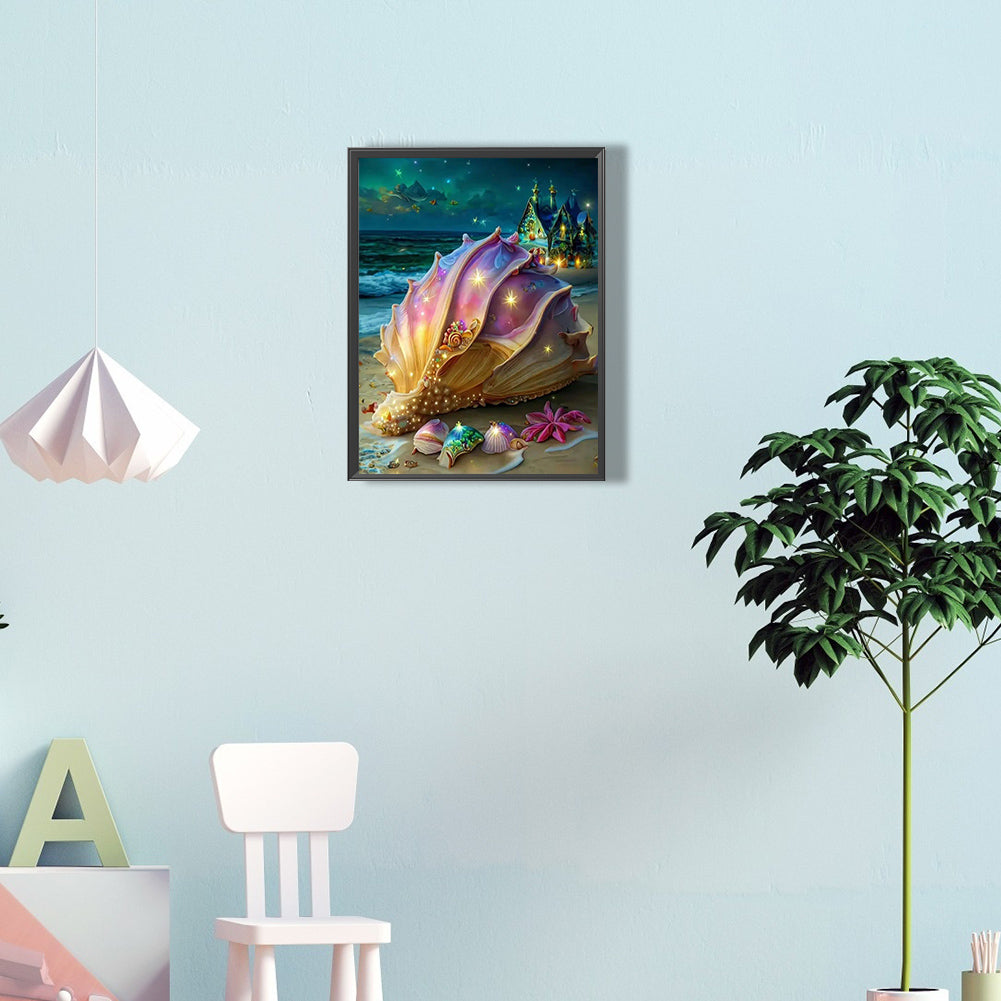 Shell Pearl - Full Round Drill Diamond Painting 30*40CM