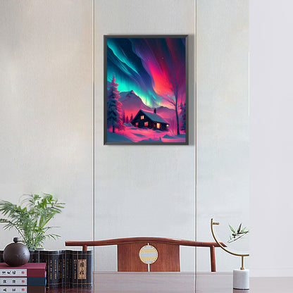 Glare Of Snow 30*40Ccm(canvas) full round drill diamond painting
