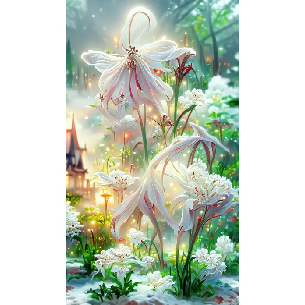 Dream Flower - Full Round Drill Diamond Painting 40*70CM