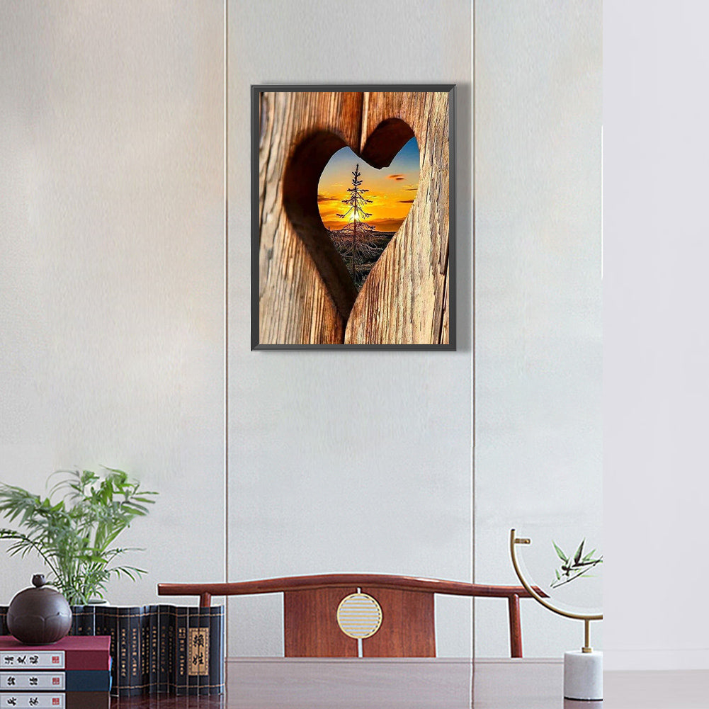 Landscape - Full Round Drill Diamond Painting 30*40CM