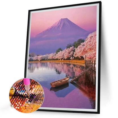 Landscape - Full Round Drill Diamond Painting 30*40CM