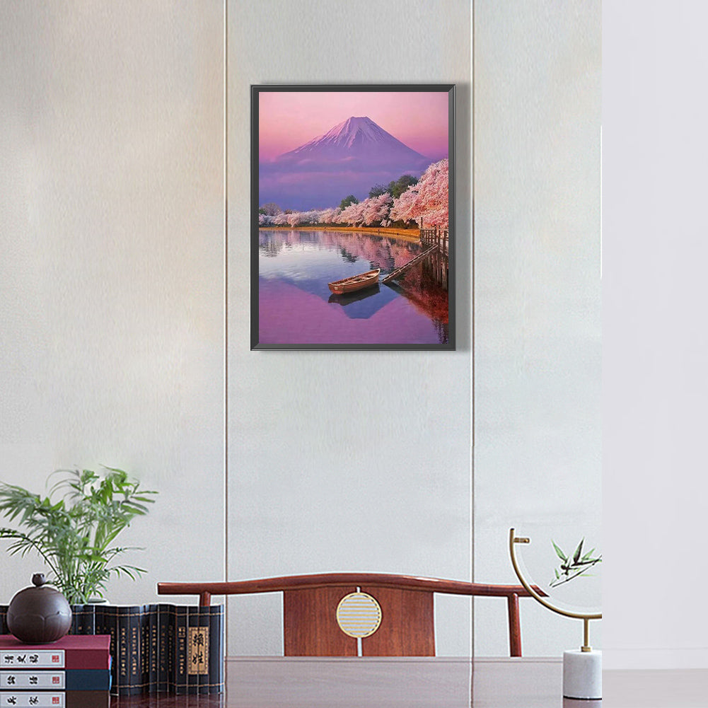 Landscape - Full Round Drill Diamond Painting 30*40CM