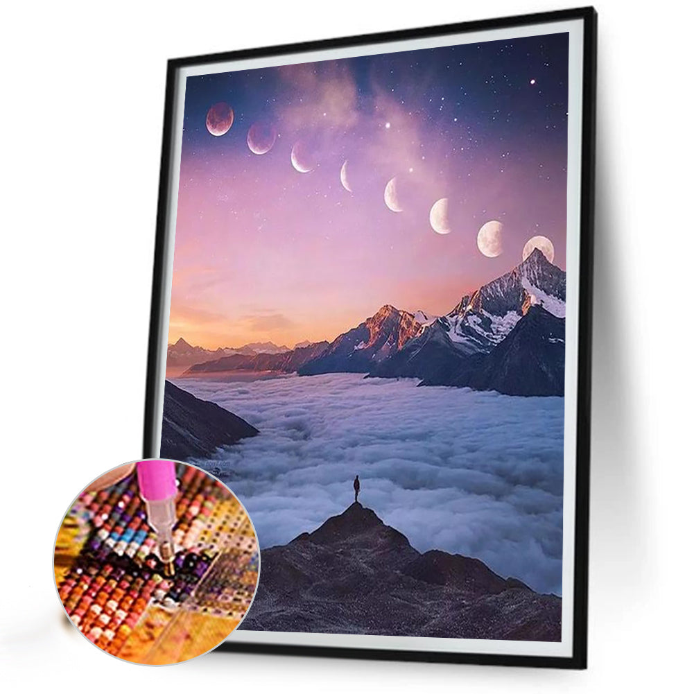 Landscape - Full Round Drill Diamond Painting 30*40CM