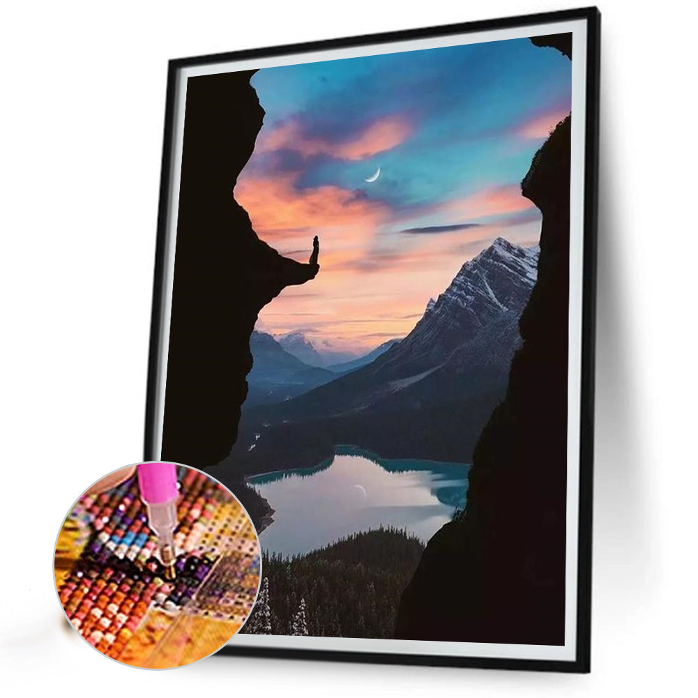 Landscape - Full Round Drill Diamond Painting 30*40CM