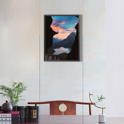 Landscape - Full Round Drill Diamond Painting 30*40CM