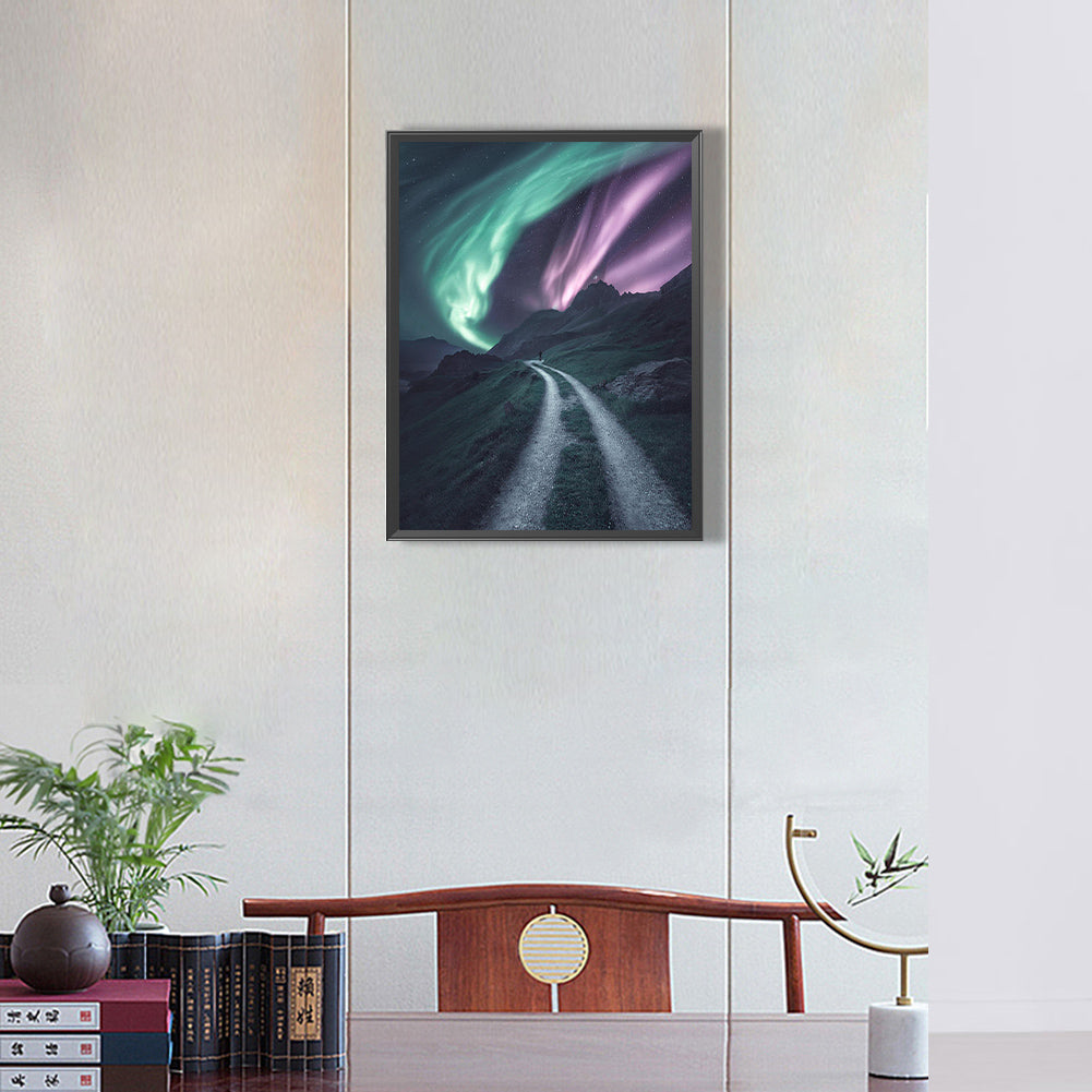 Landscape - Full Round Drill Diamond Painting 30*40CM