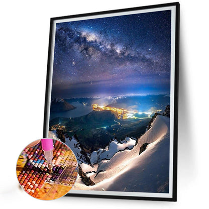 Landscape - Full Round Drill Diamond Painting 30*40CM