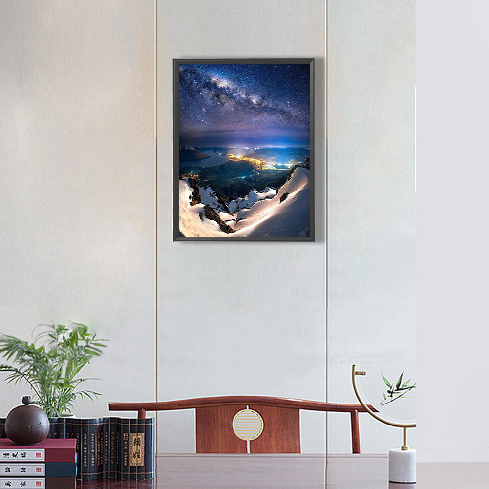 Landscape - Full Round Drill Diamond Painting 30*40CM