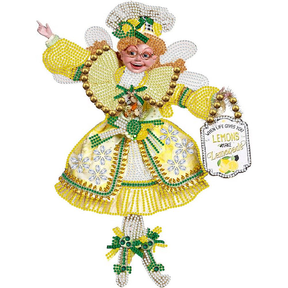 Lemonade Elf - Special Shaped Drill Diamond Painting 30*40CM