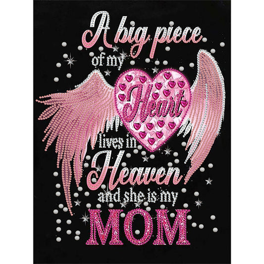 English Letter - Special Shaped Drill Diamond Painting 30*40CM