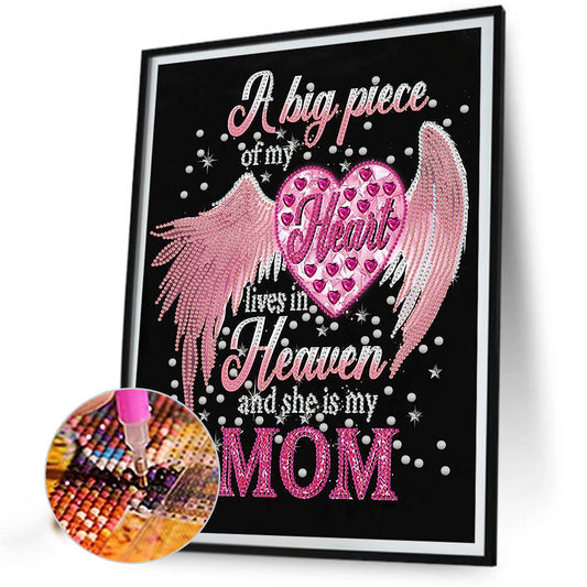 English Letter - Special Shaped Drill Diamond Painting 30*40CM