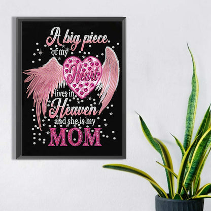 English Letter - Special Shaped Drill Diamond Painting 30*40CM